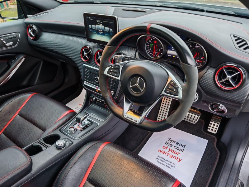 View MERCEDES-BENZ A CLASS 2.0 A45 AMG (Premium) SpdS DCT 4MATIC Euro 6 (s/s) 5dr