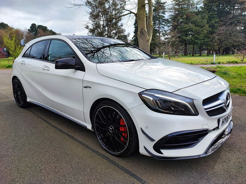 View MERCEDES-BENZ A CLASS 2.0 A45 AMG (Premium) SpdS DCT 4MATIC Euro 6 (s/s) 5dr