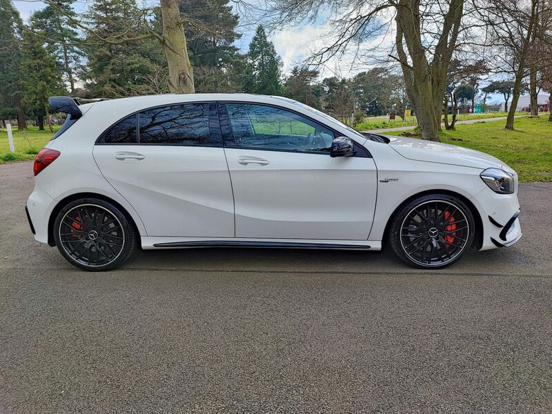 View MERCEDES-BENZ A CLASS 2.0 A45 AMG (Premium) SpdS DCT 4MATIC Euro 6 (s/s) 5dr